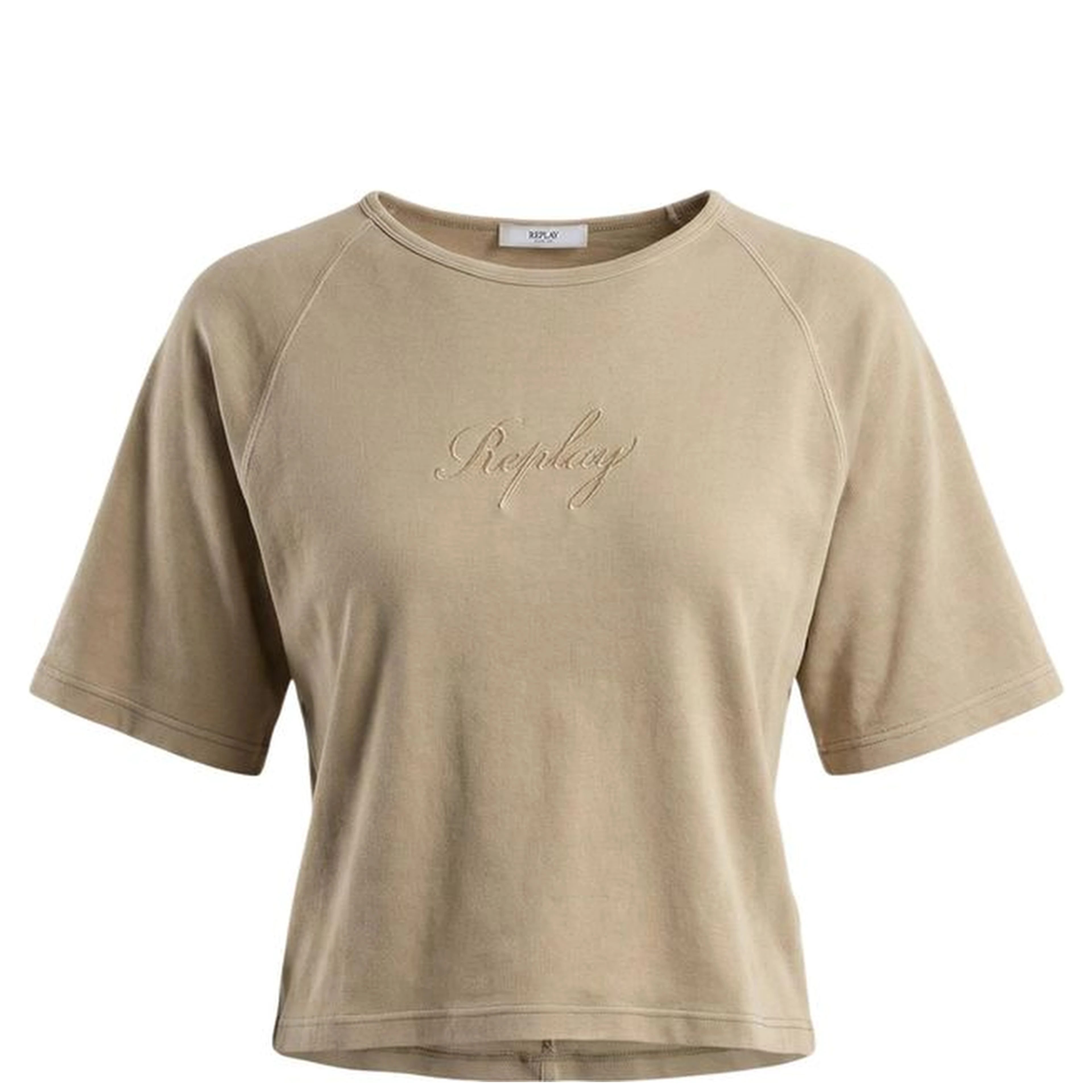 Beige Cotton T-Shirt