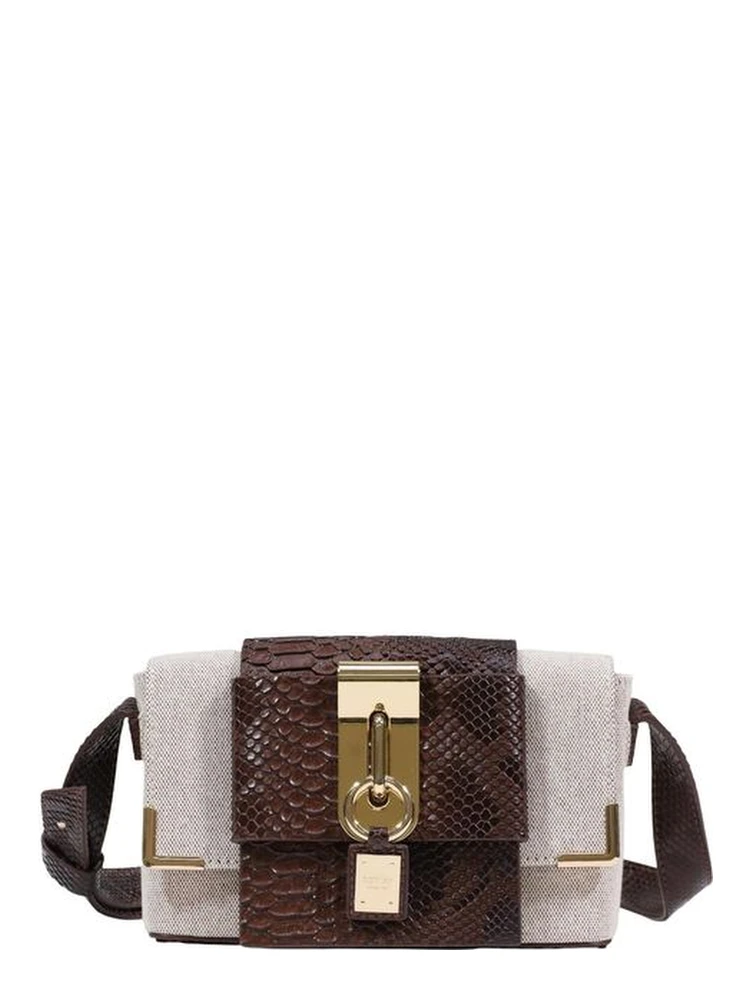 Beige Polyester Handbag