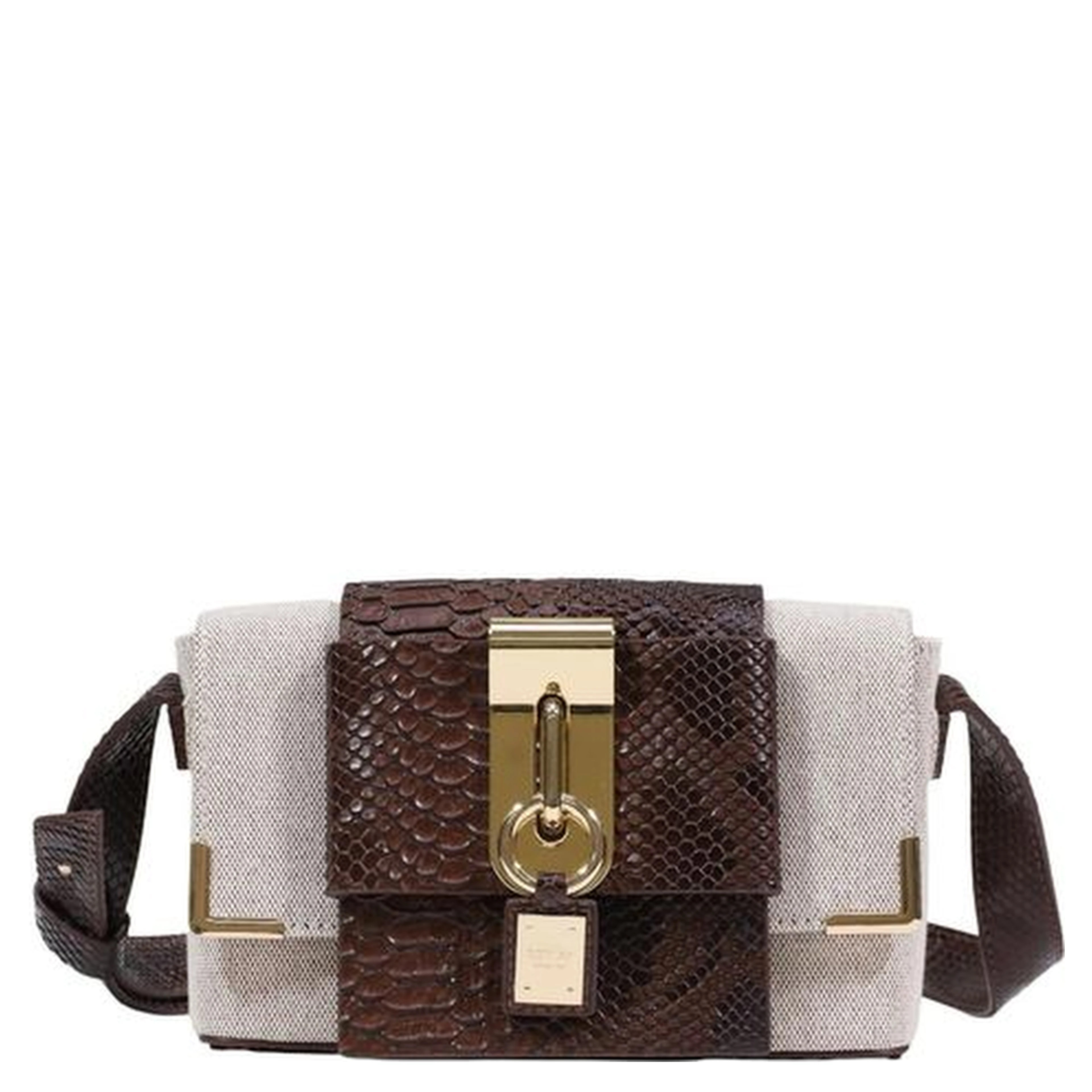Beige Polyester Handbag