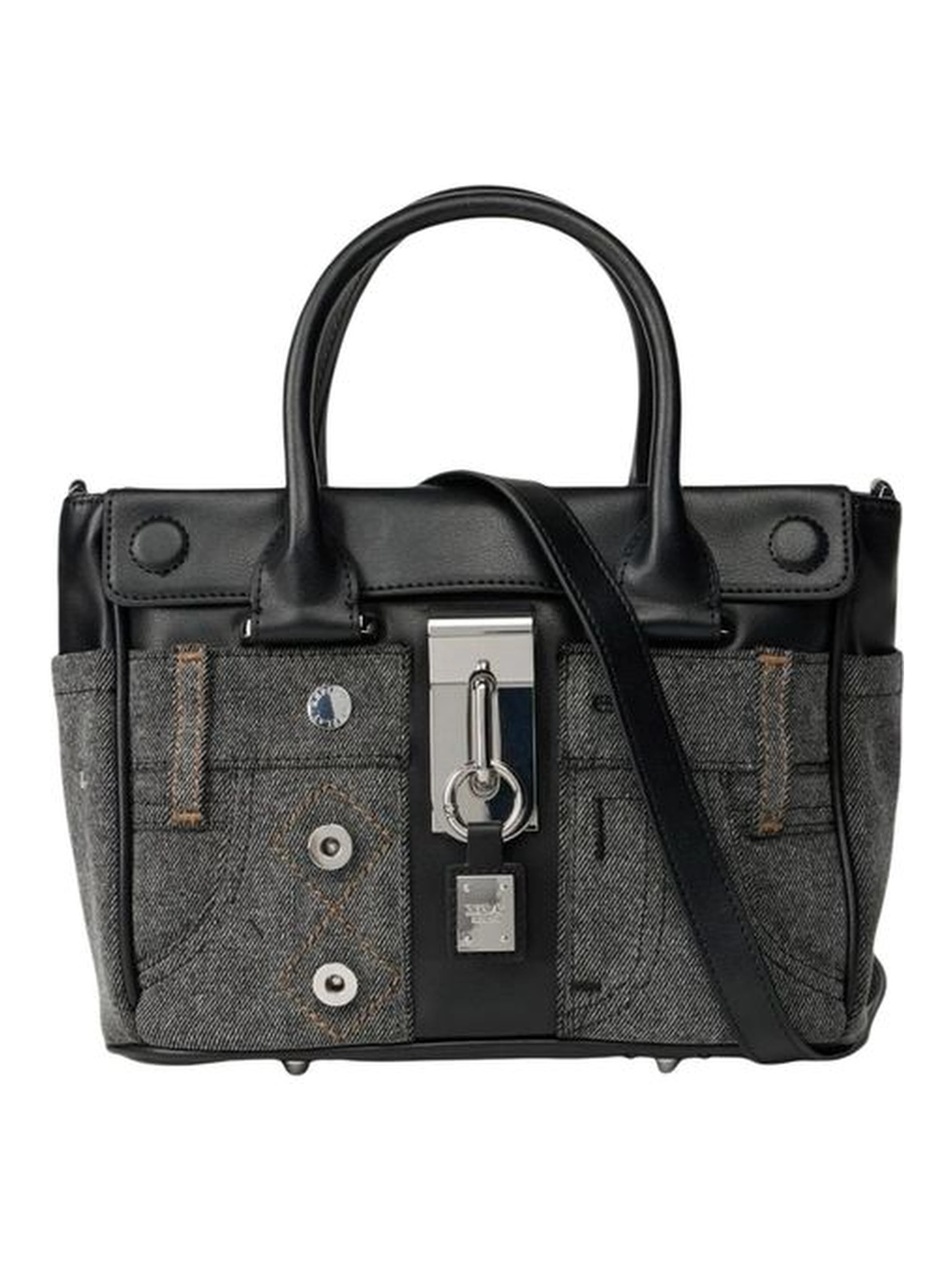 Black Polyethylene Handbag