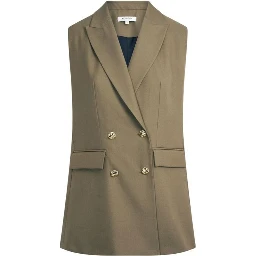 Green Recycled Polyester Waistcoat