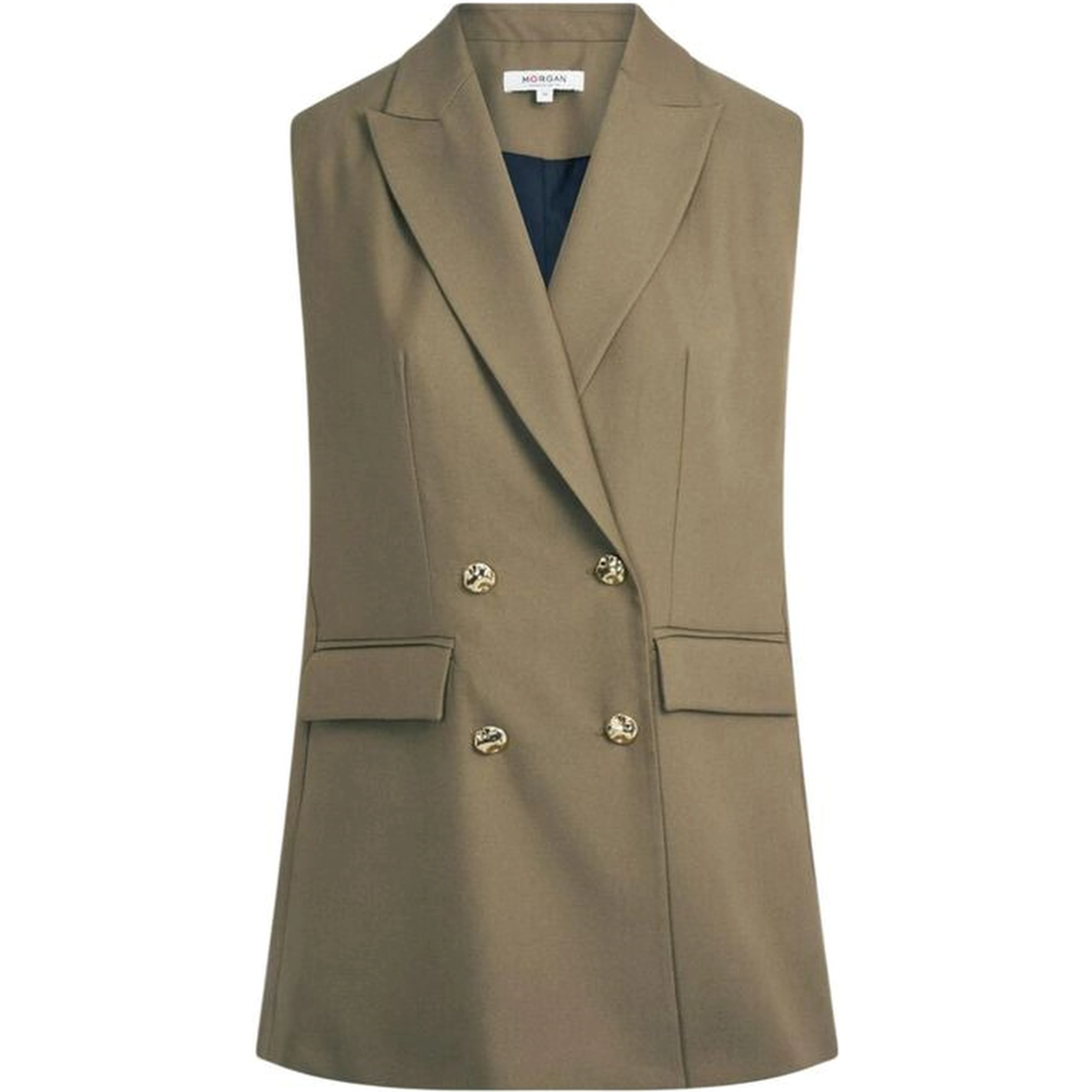 Green Recycled Polyester Waistcoat