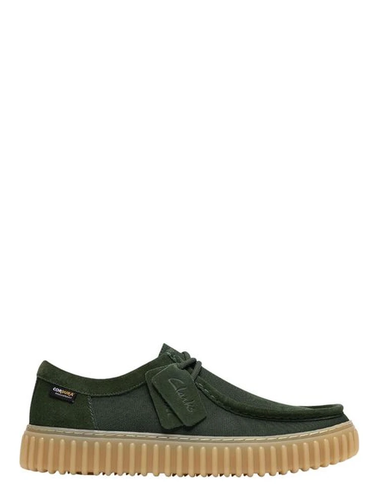 Bicolor Textile Low Top Sneakers