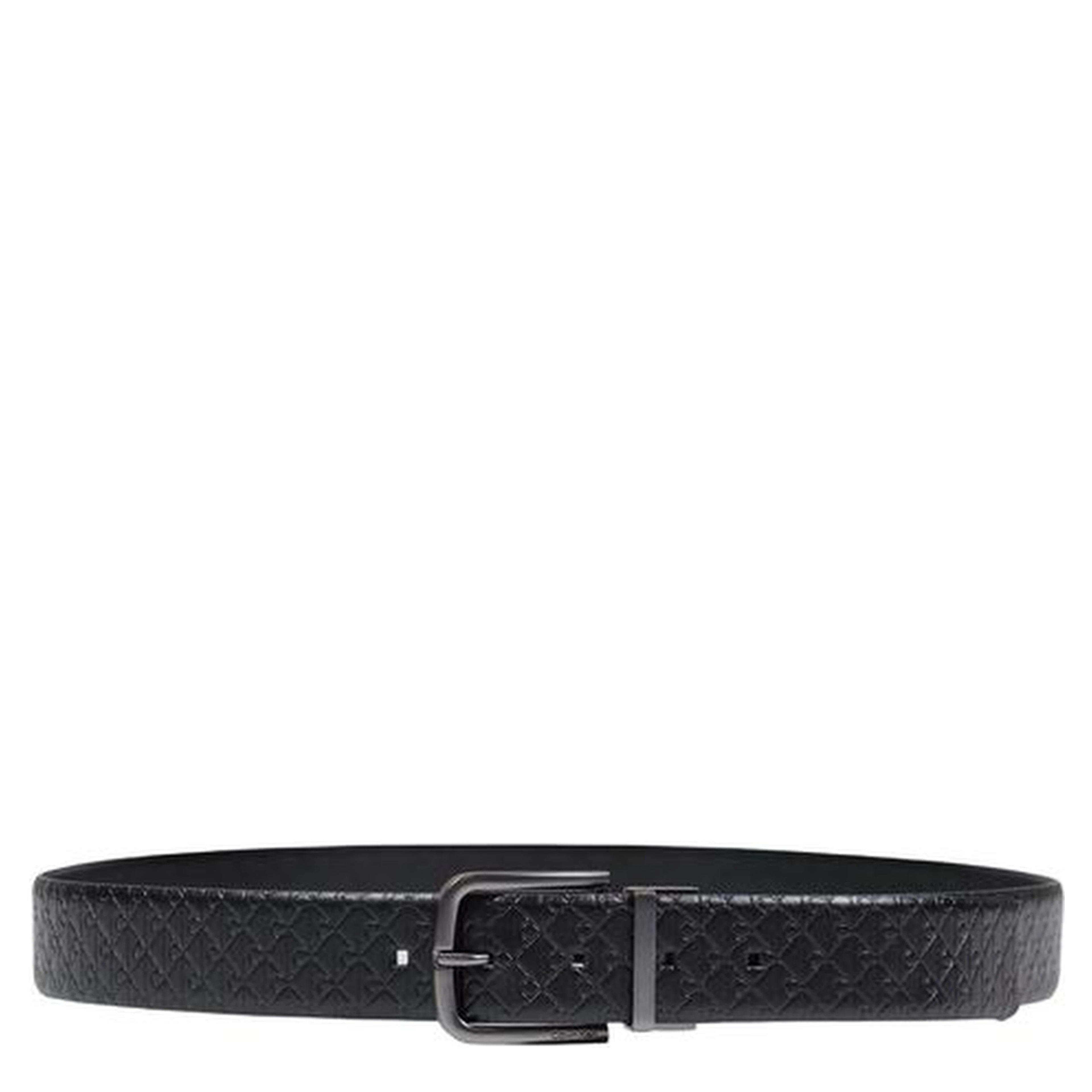 Bicolor Leather Regular Belt