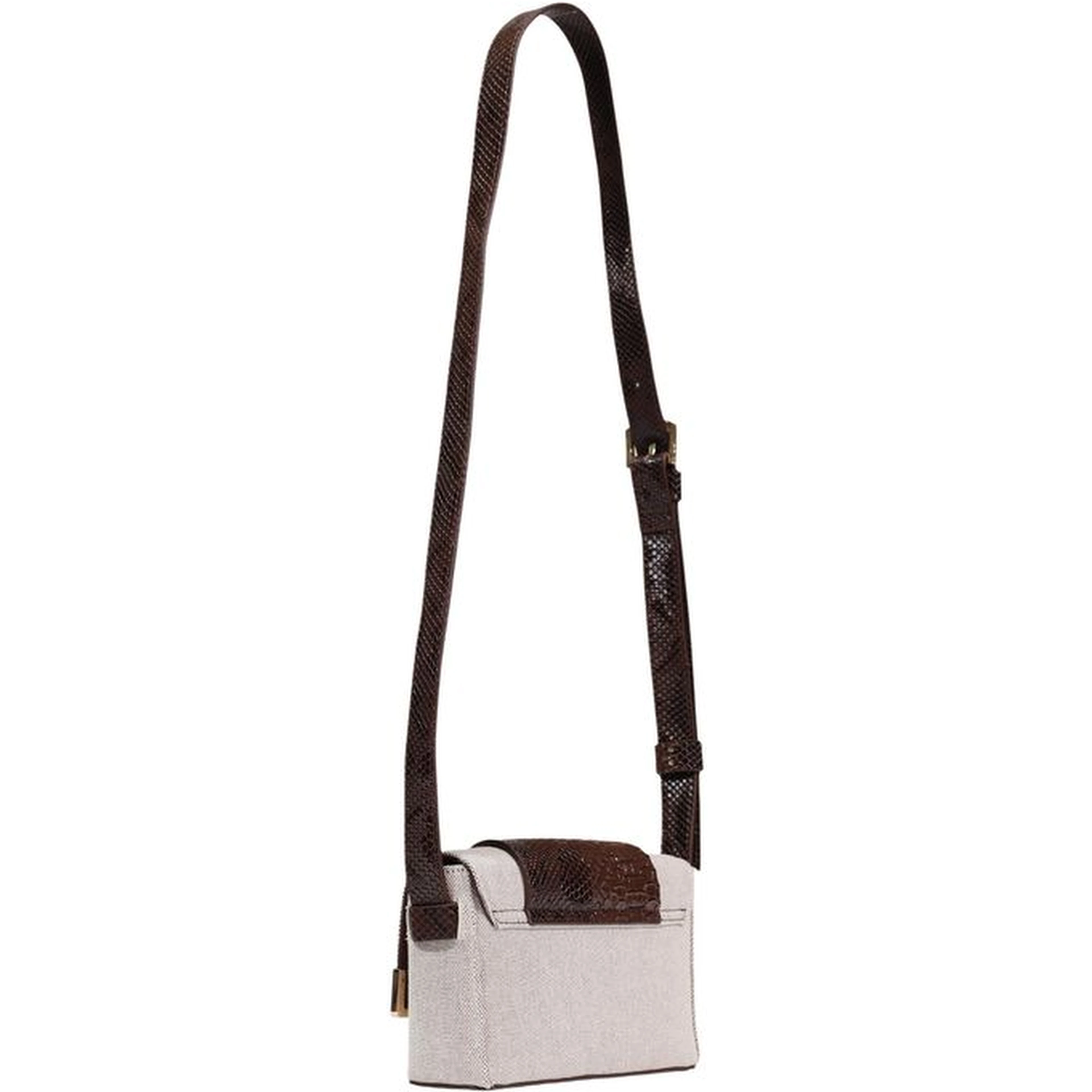 Beige Polyester Handbag