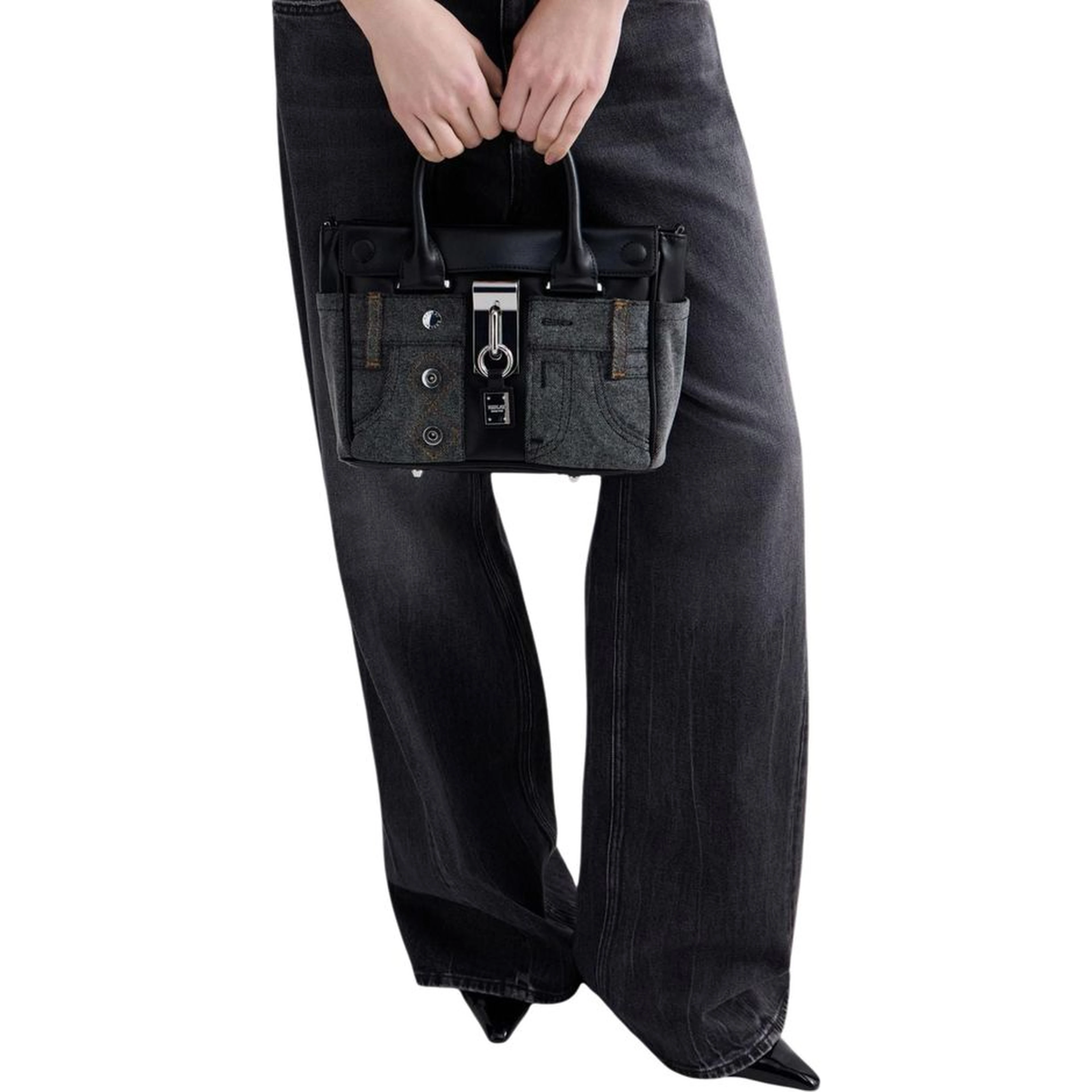 Black Polyethylene Handbag