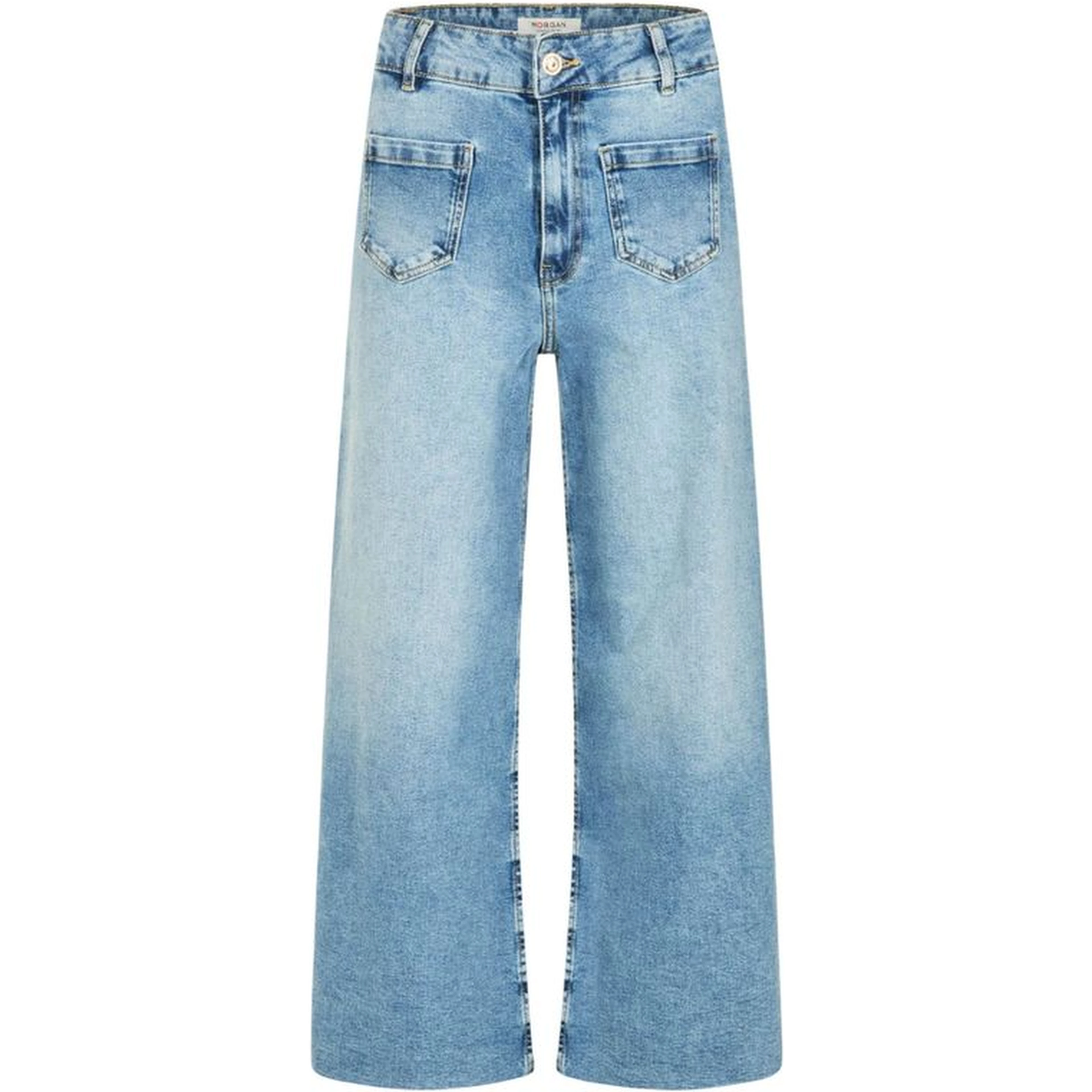 Blue Cotton Relaxed Fit Jeans