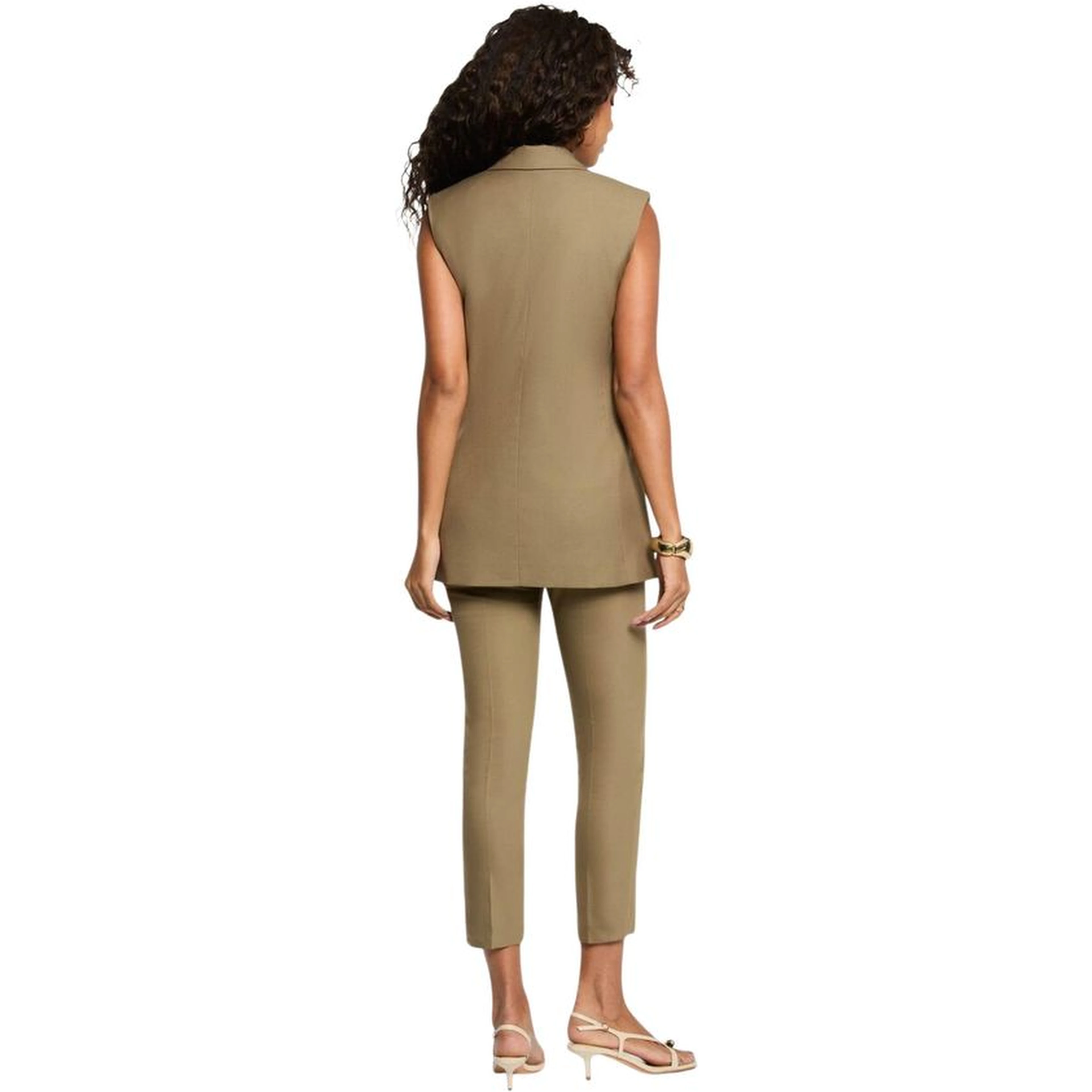 Green Recycled Polyester Waistcoat