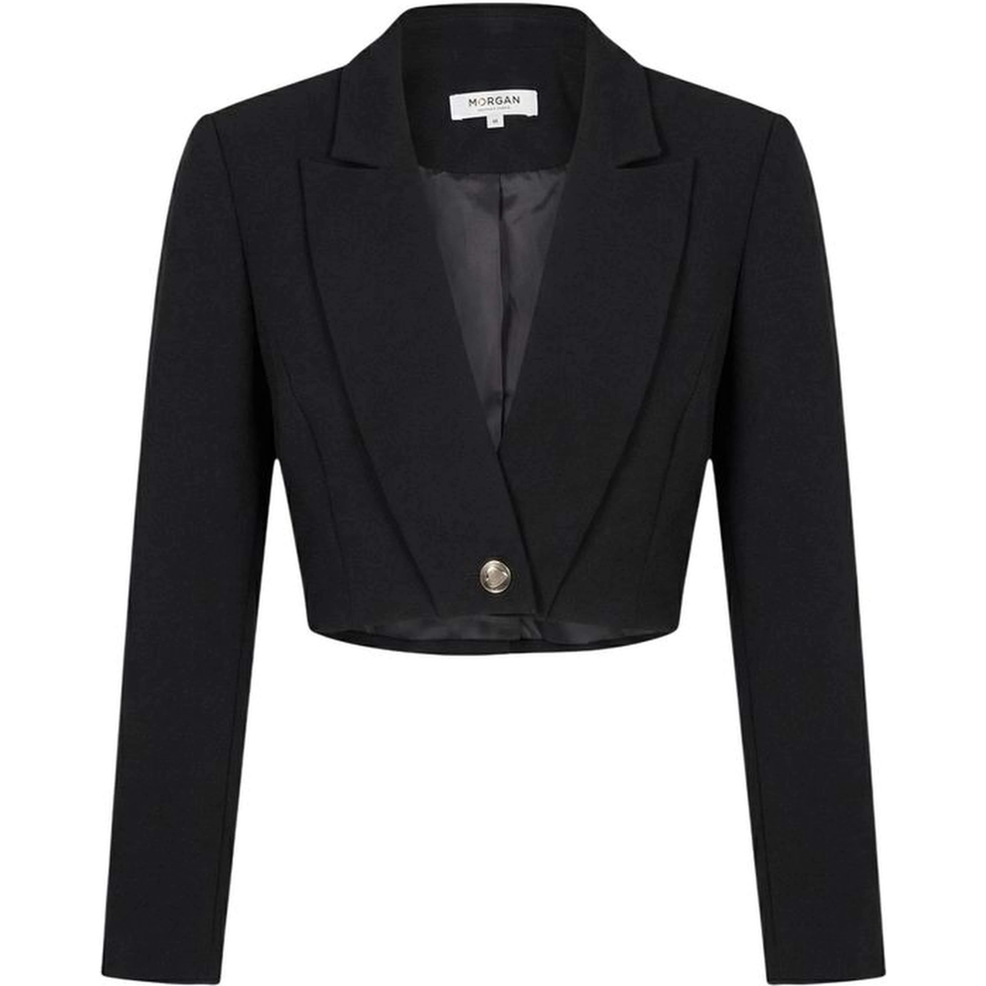 Black Recycled Polyester Blazer