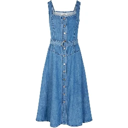 Light Blue Lyocell Long Dress