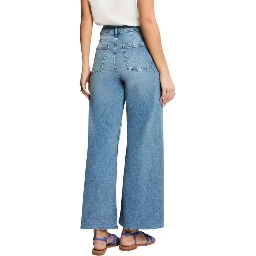 Blue Cotton Relaxed Fit Jeans