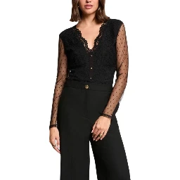 Black Polyamide Bodysuit