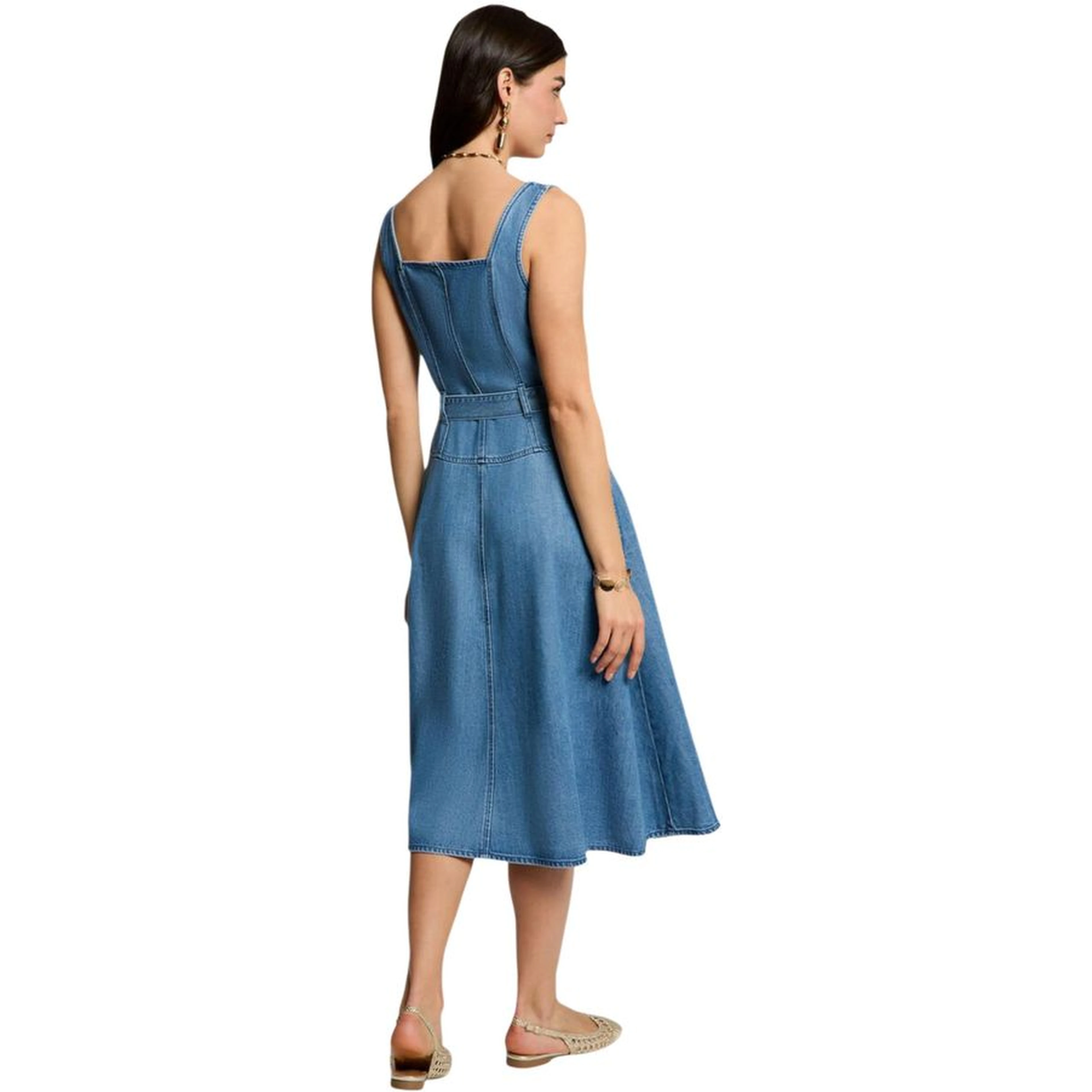 Light Blue Lyocell Long Dress