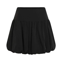 Black Recycled Polyamide Mini Skirt