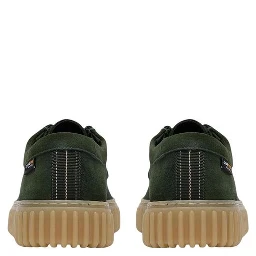 Bicolor Textile Low Top Sneakers