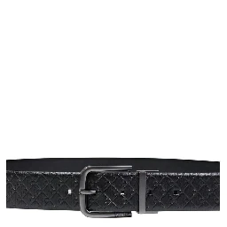 Bicolor Leather Regular Belt