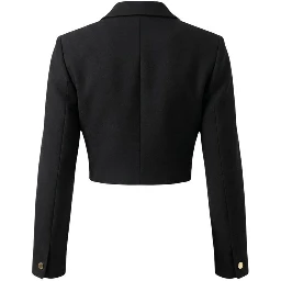 Black Recycled Polyester Blazer