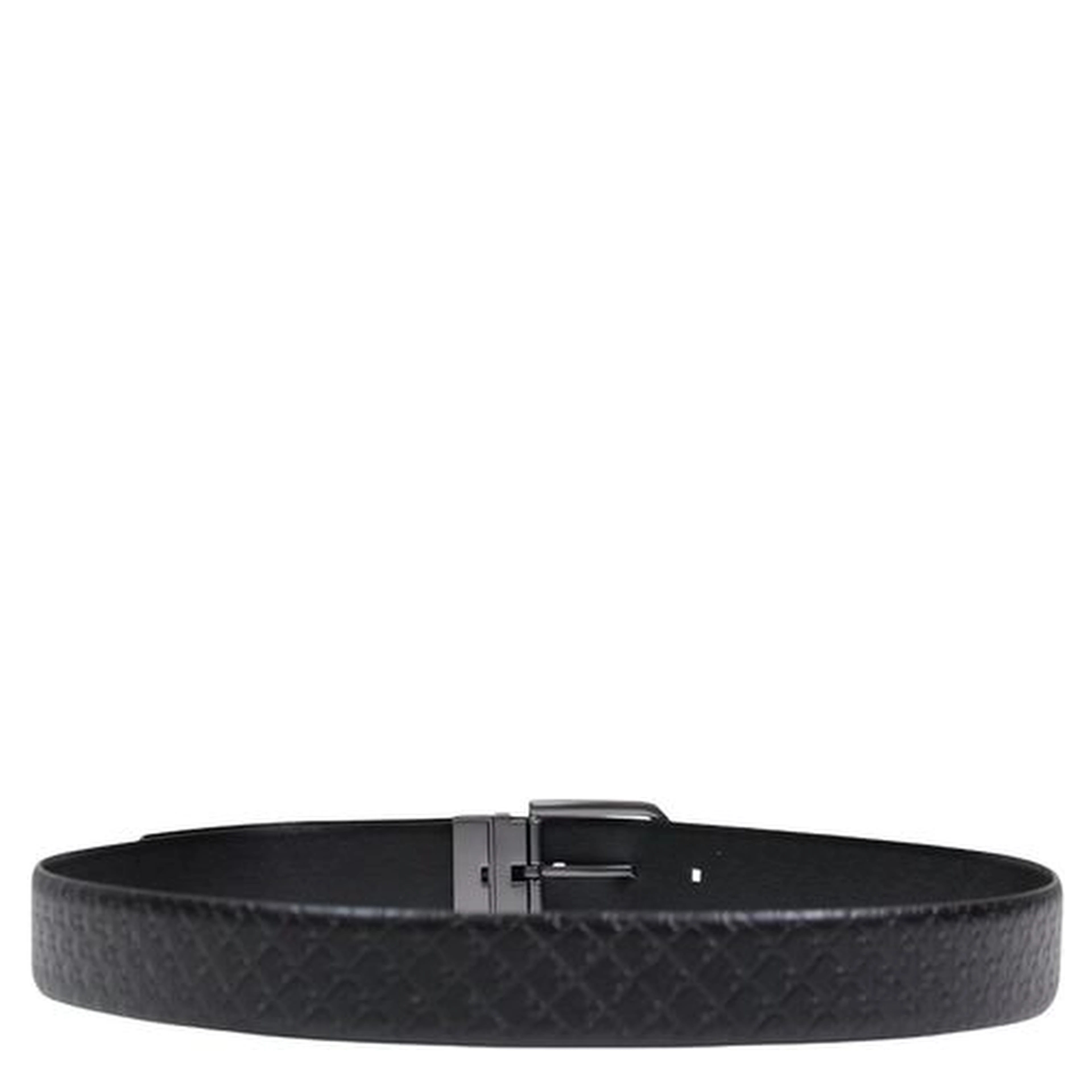 Bicolor Leather Regular Belt