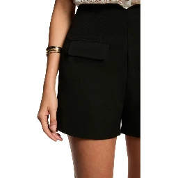 Black Recycled Polyester Shorts