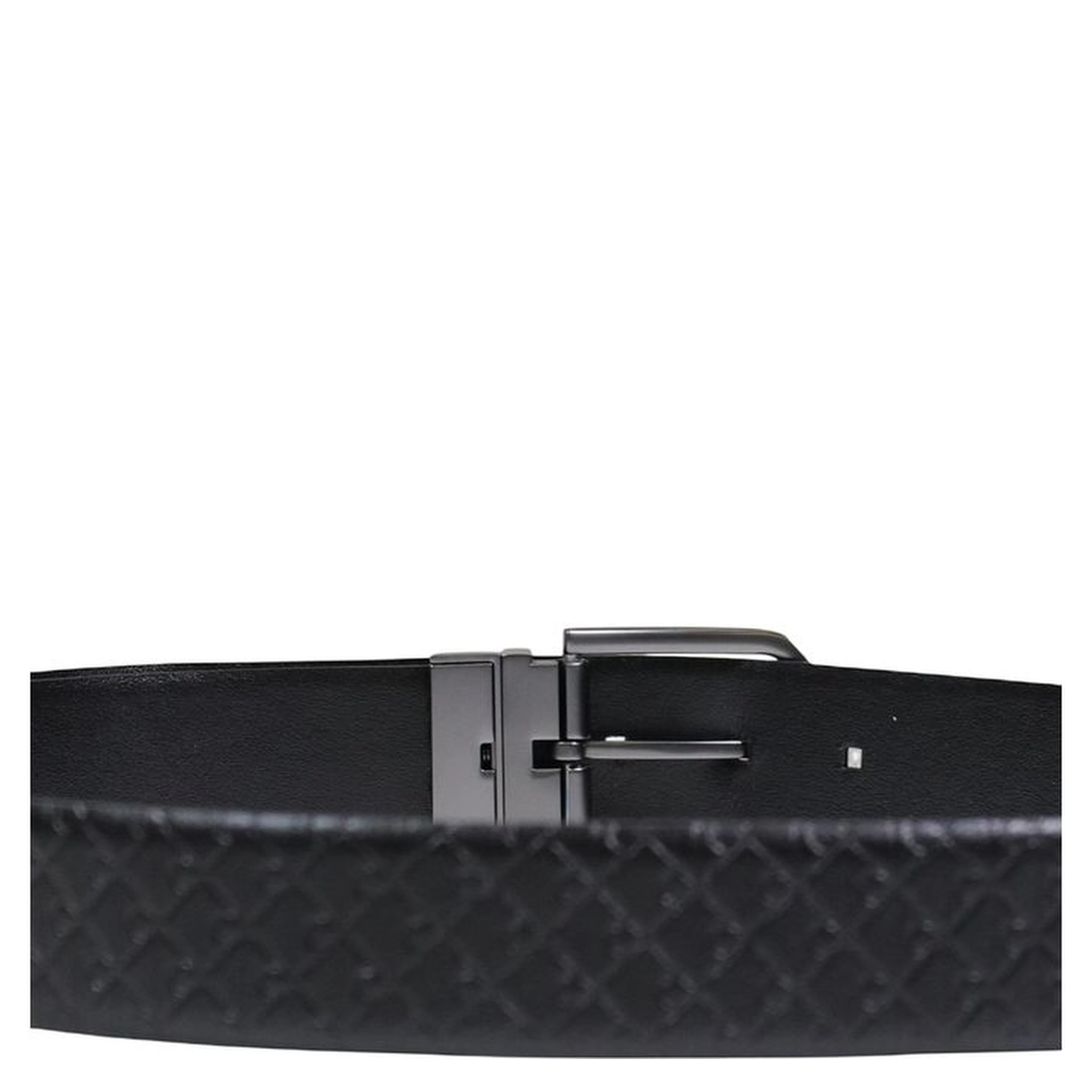 Bicolor Leather Regular Belt
