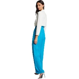 White Recycled Polyester Blazer