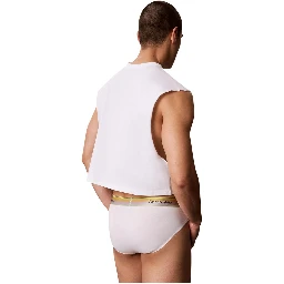 White Cotton Briefs