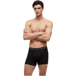Black Recycled Cotton Boxers