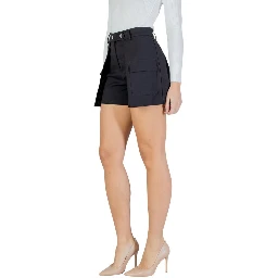 Black Recycled Polyester Shorts