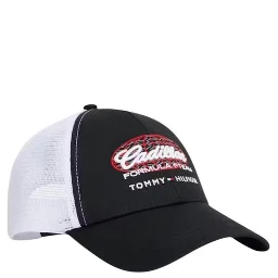 Black And White Organic Cotton Cap (Baseball Hat)