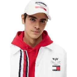 White Recycled Polyester Cap (Baseball Hat)