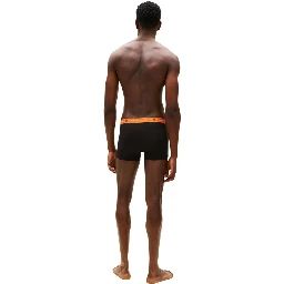 Orange Recycled Cotton Boxers