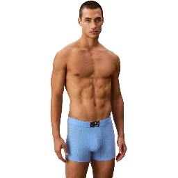 Blue Cotton Boxers