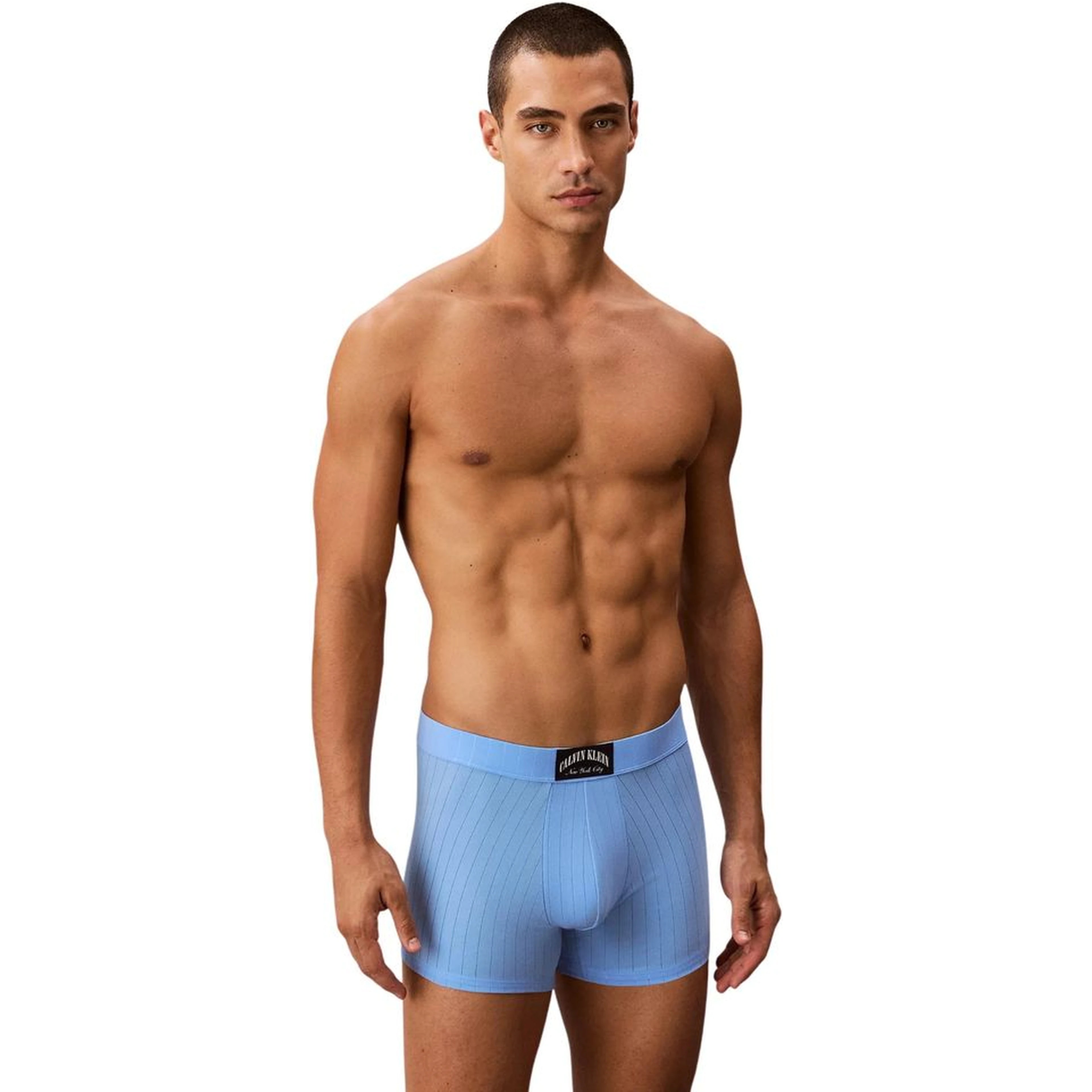 Blue Cotton Boxers