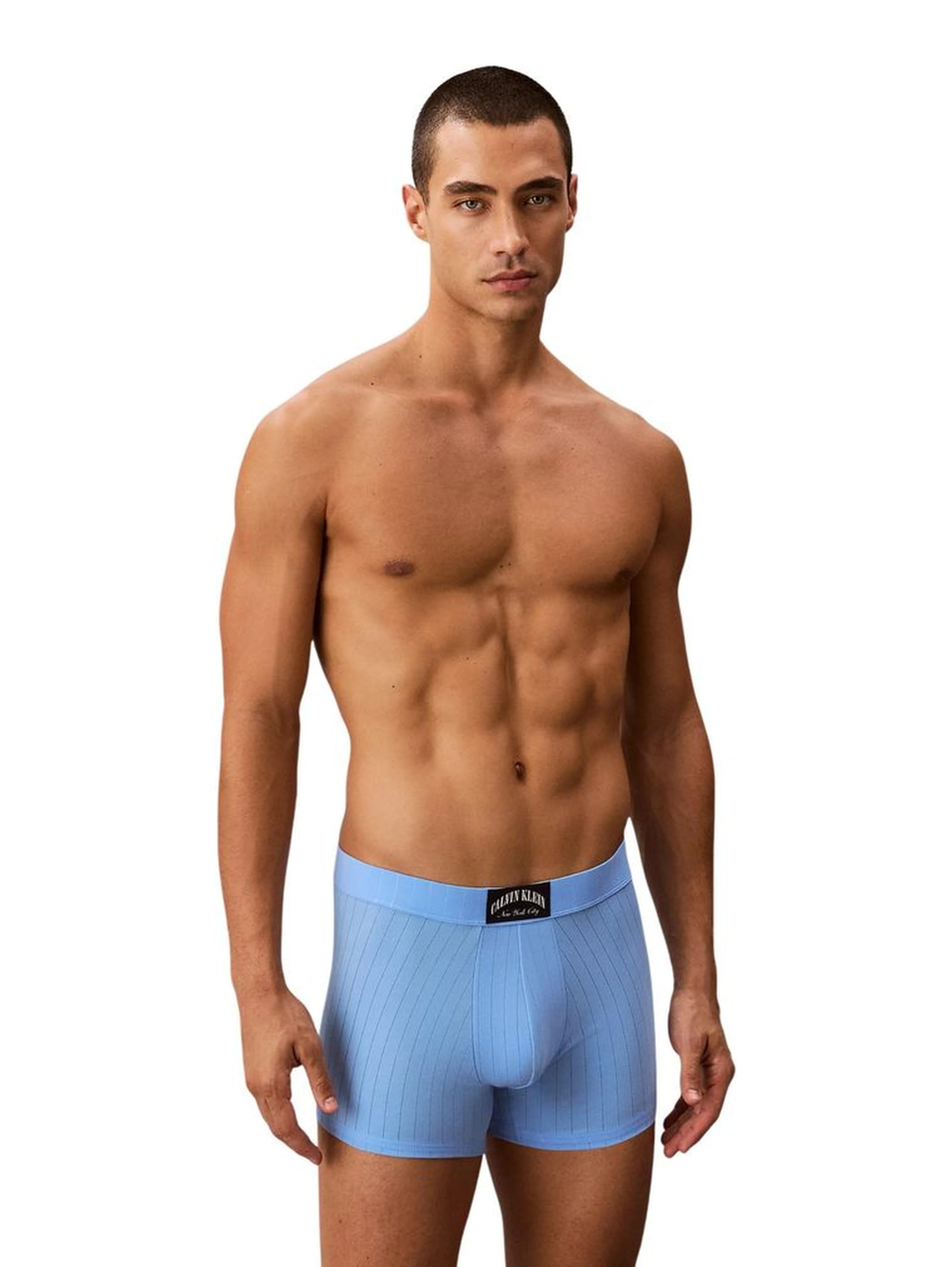 Blue Cotton Boxers