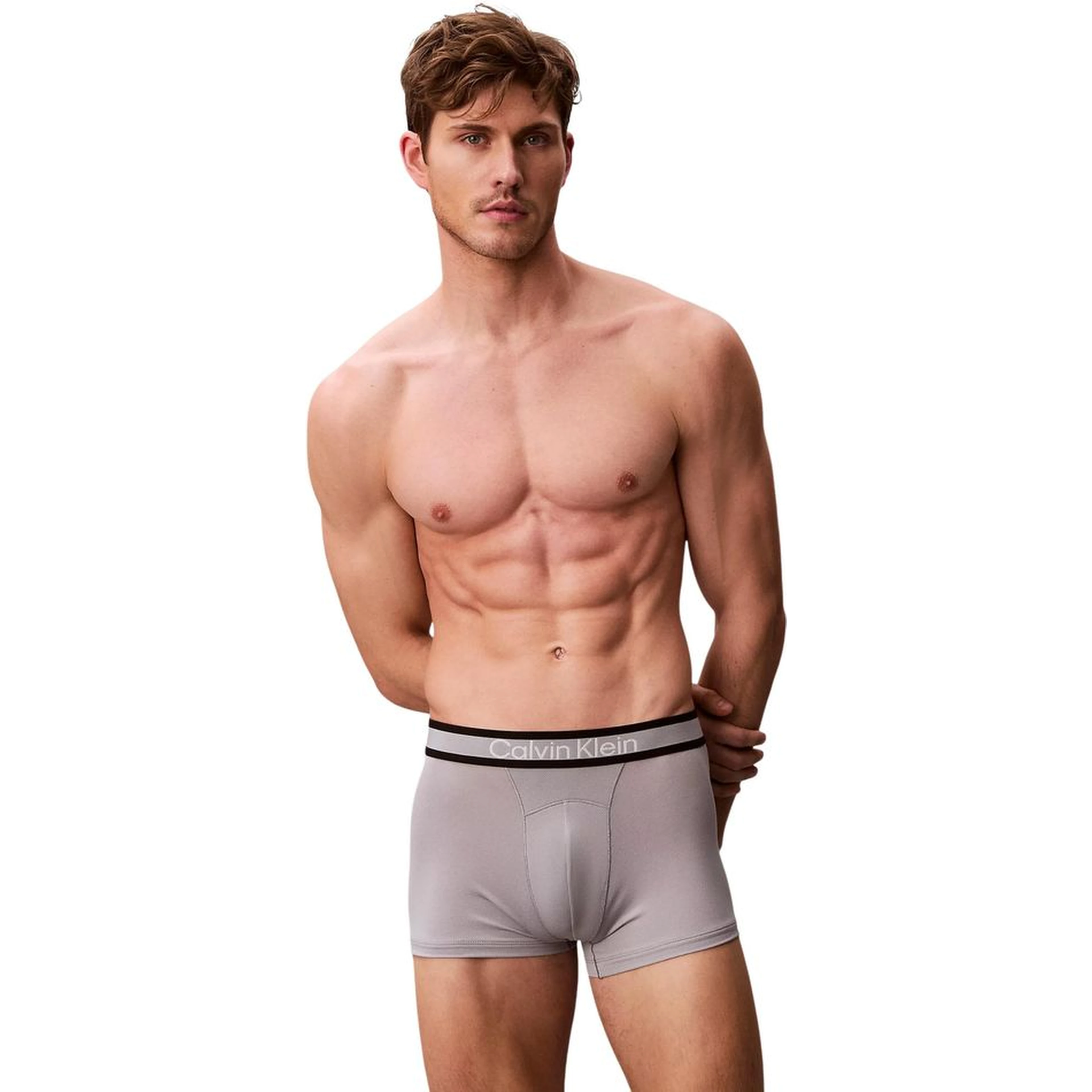 Gray Recycled Polyester Boxers