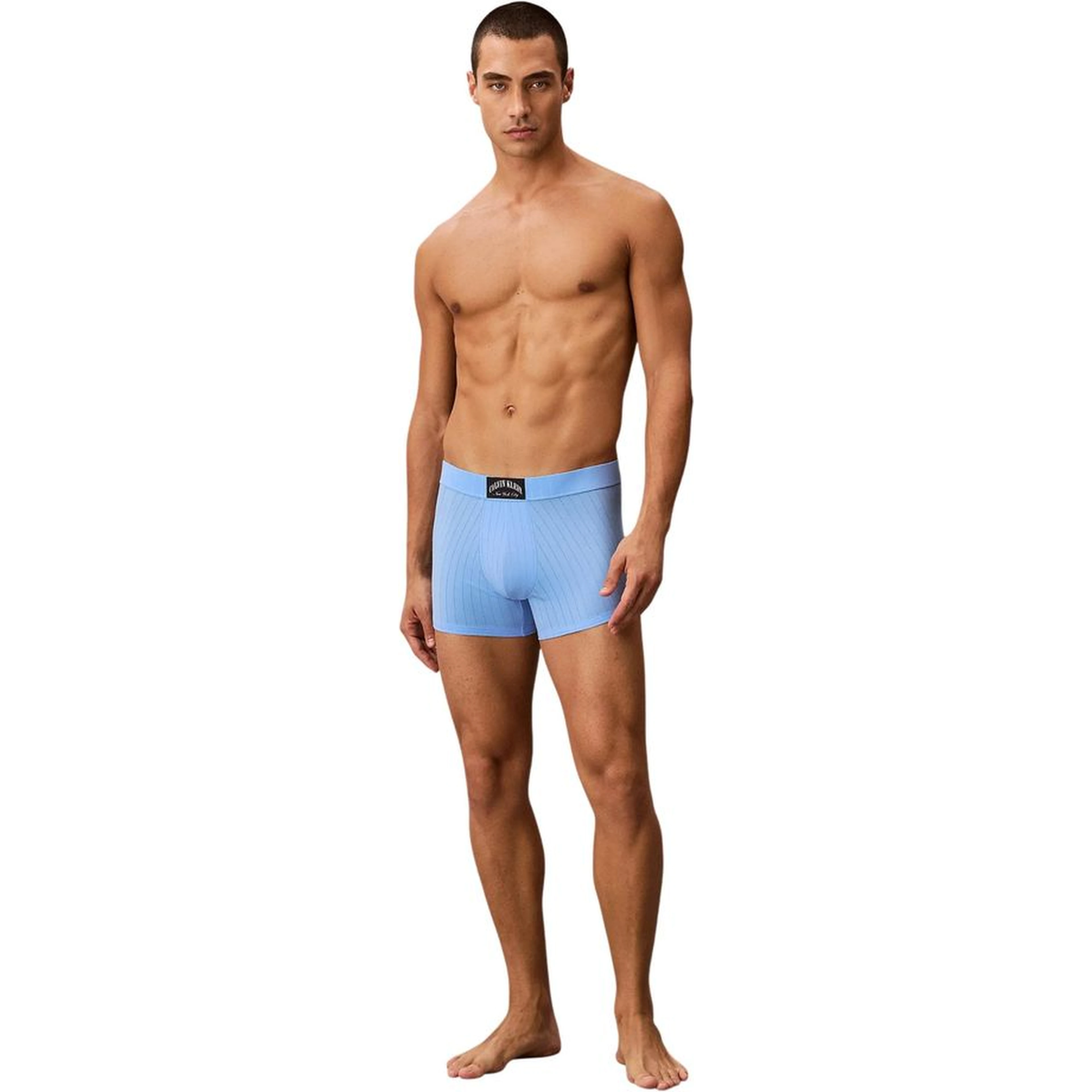 Blue Cotton Boxers