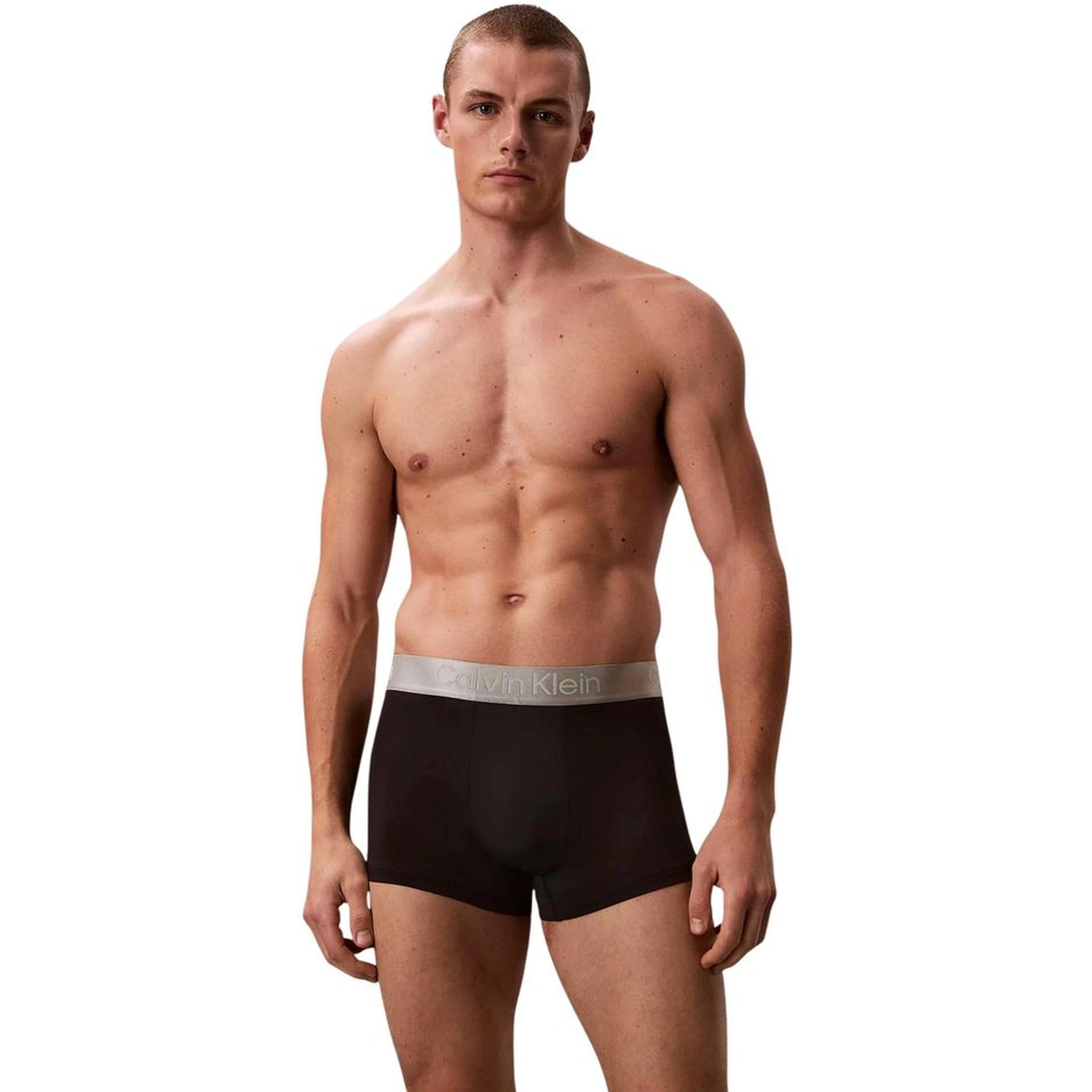 Black And White Recycled Polyester Boxers