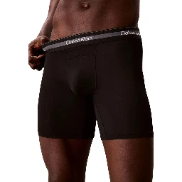 Black Recycled Polyester Boxers