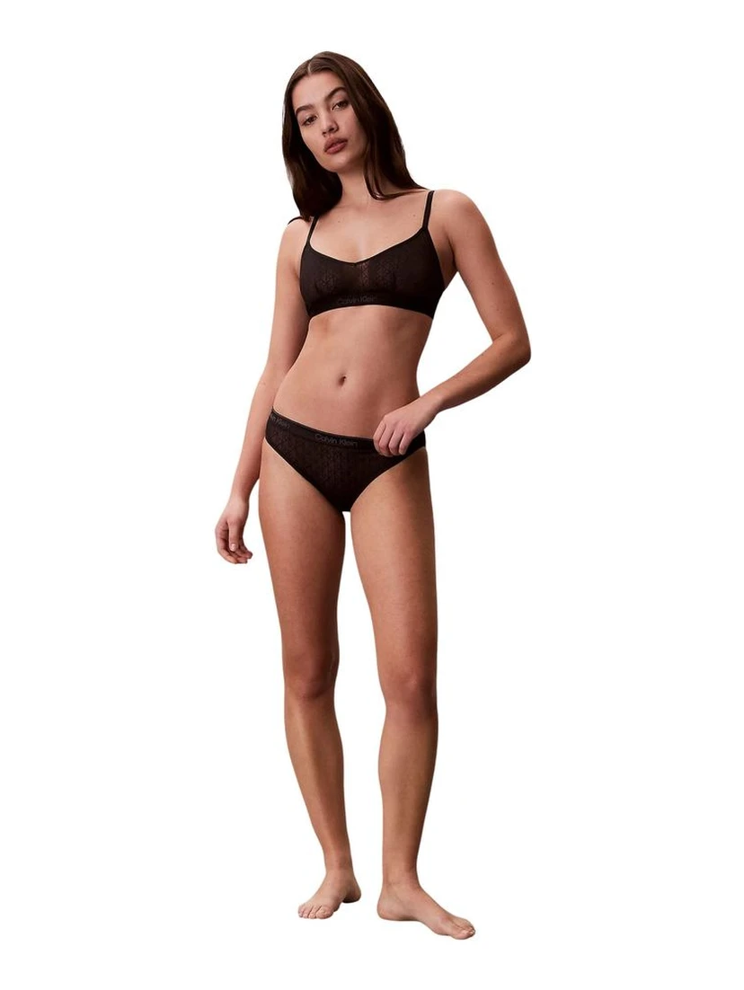 Black Nylon Pantie