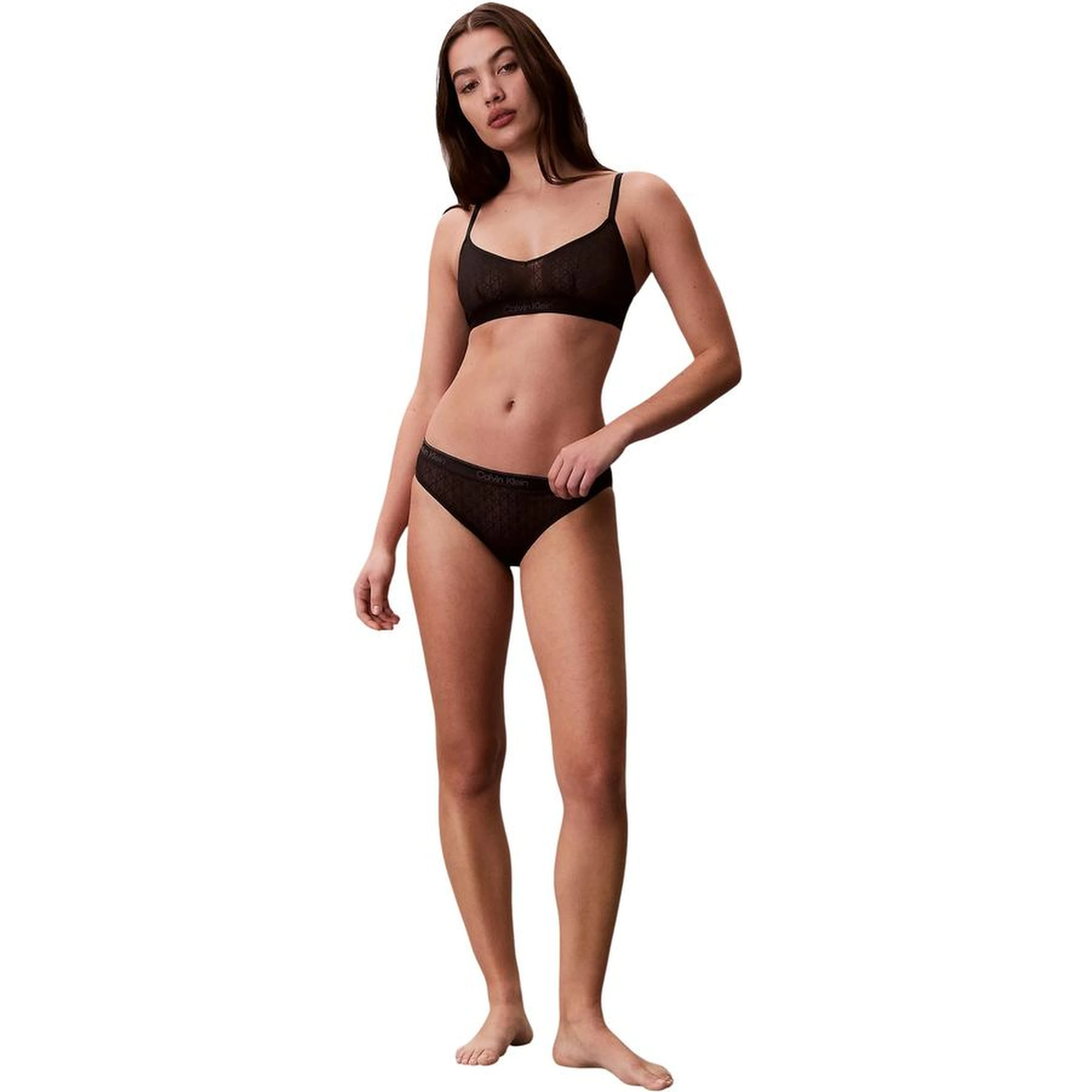 Black Nylon Pantie
