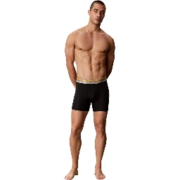 Black Cotton Boxers