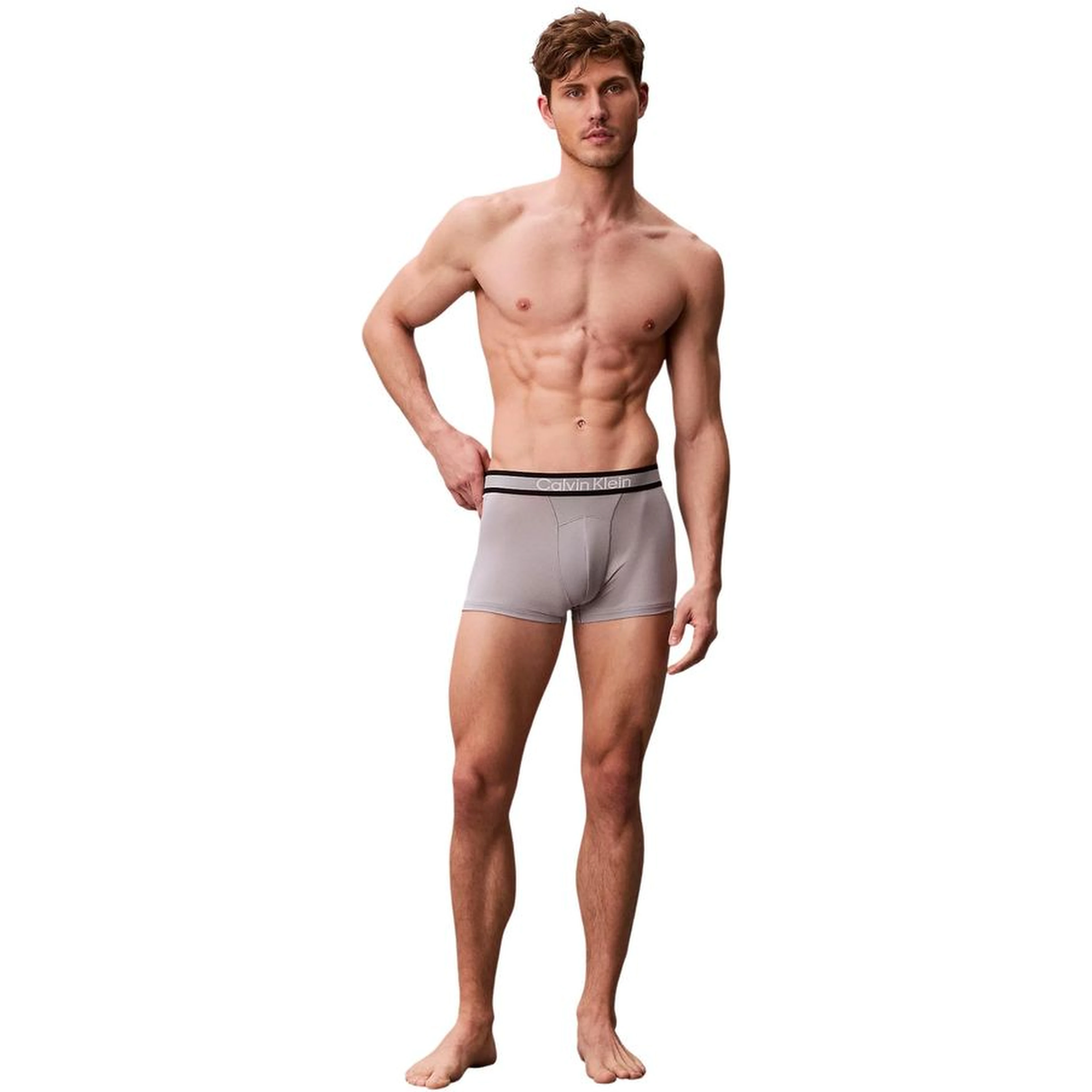 Gray Recycled Polyester Boxers