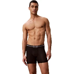 Black Recycled Polyester Boxers