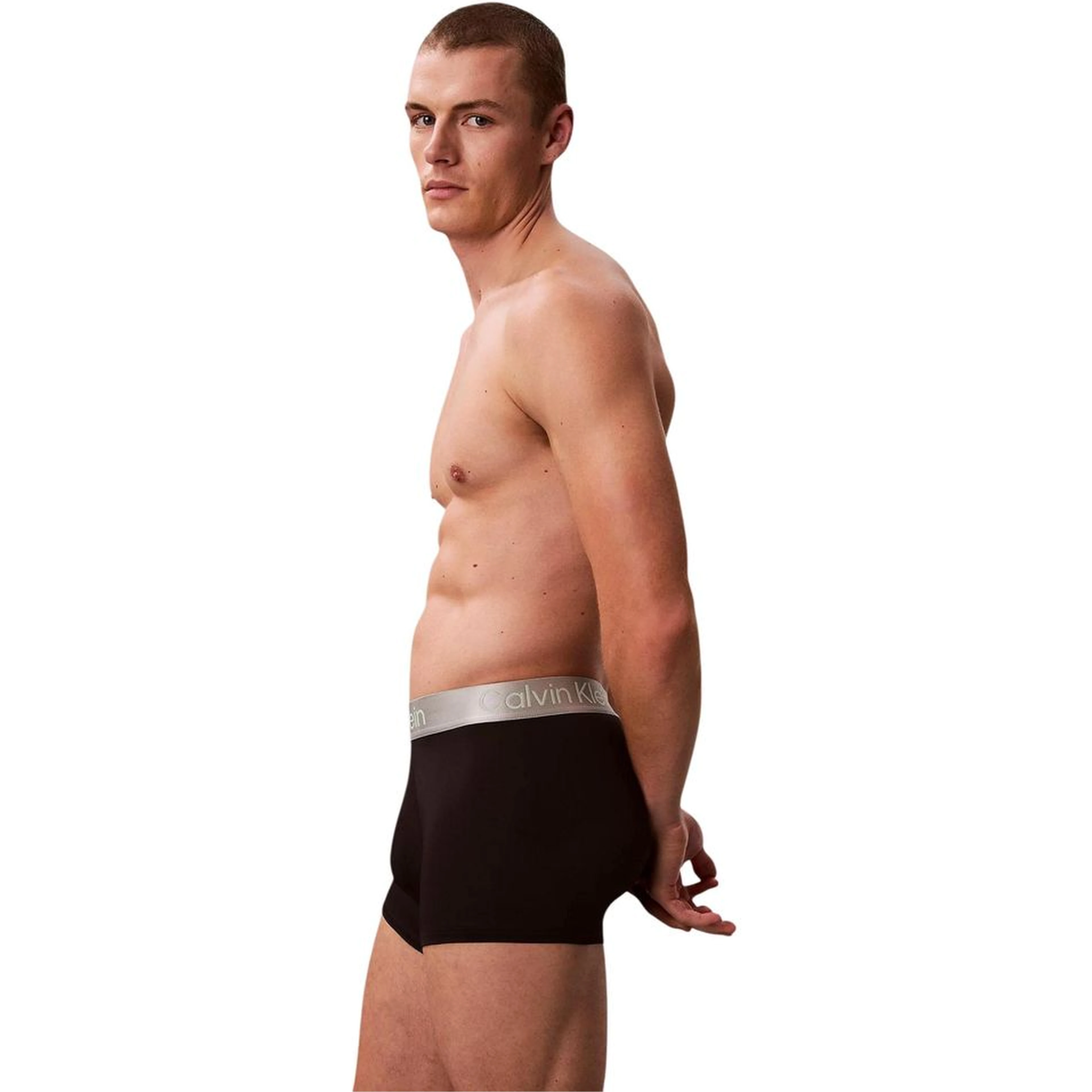 Black And White Recycled Polyester Boxers