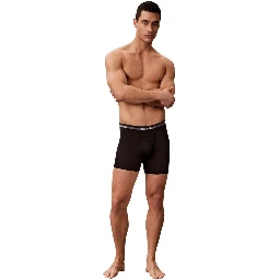 Black Recycled Polyester Boxers