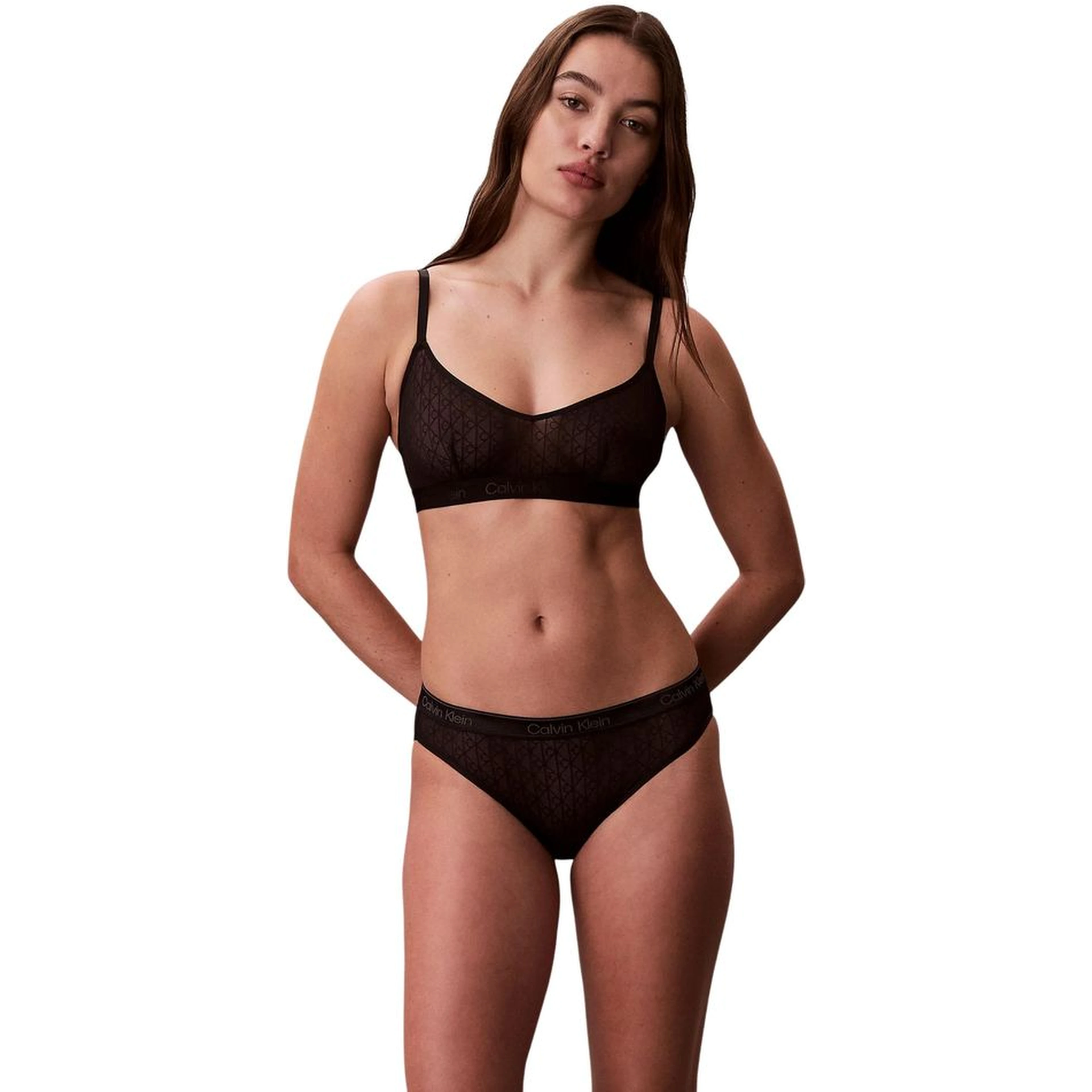 Black Nylon Pantie
