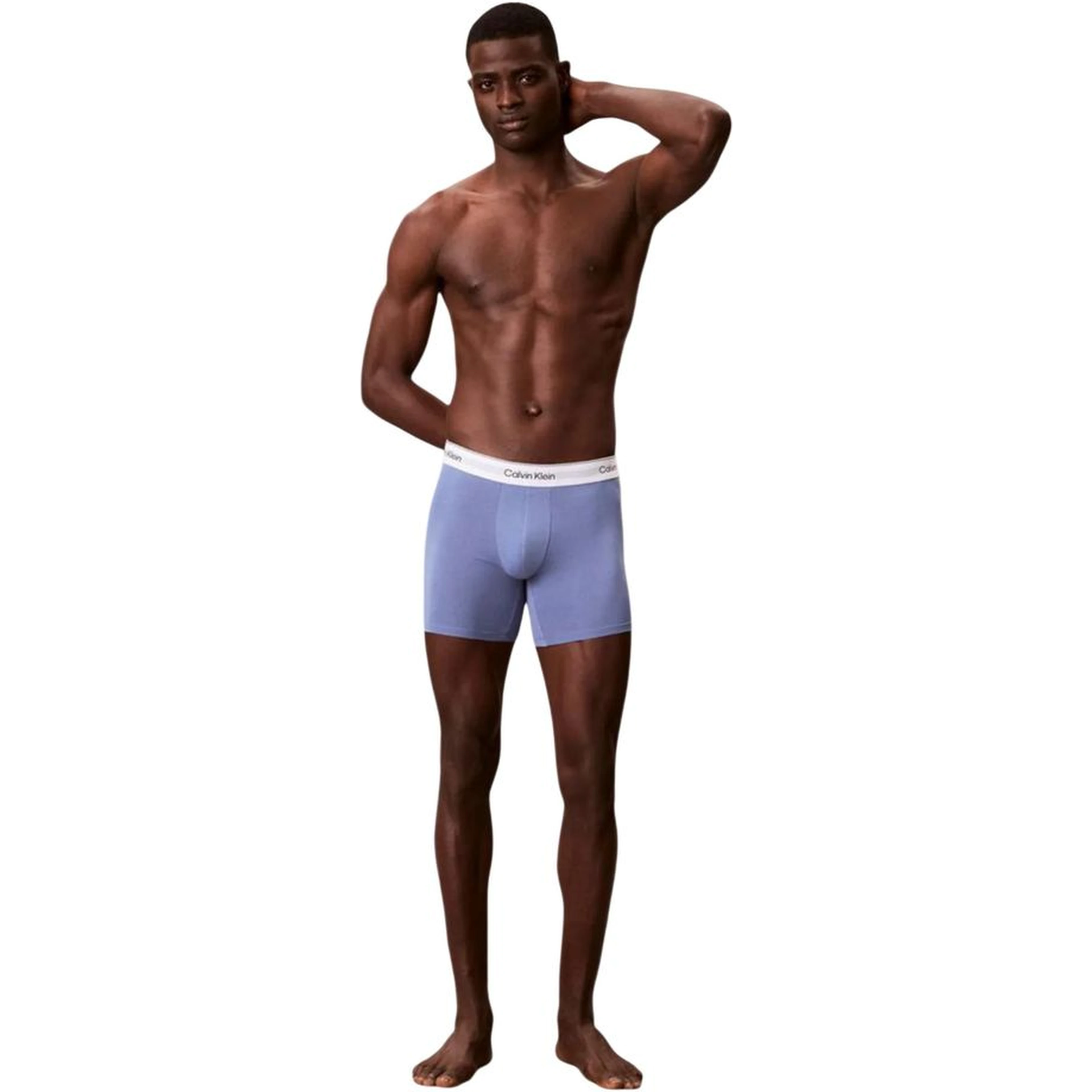 Blue Cotton Boxers