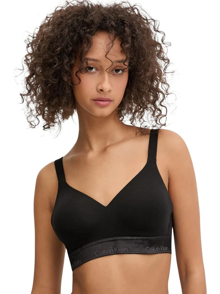 Black Cotton Bra