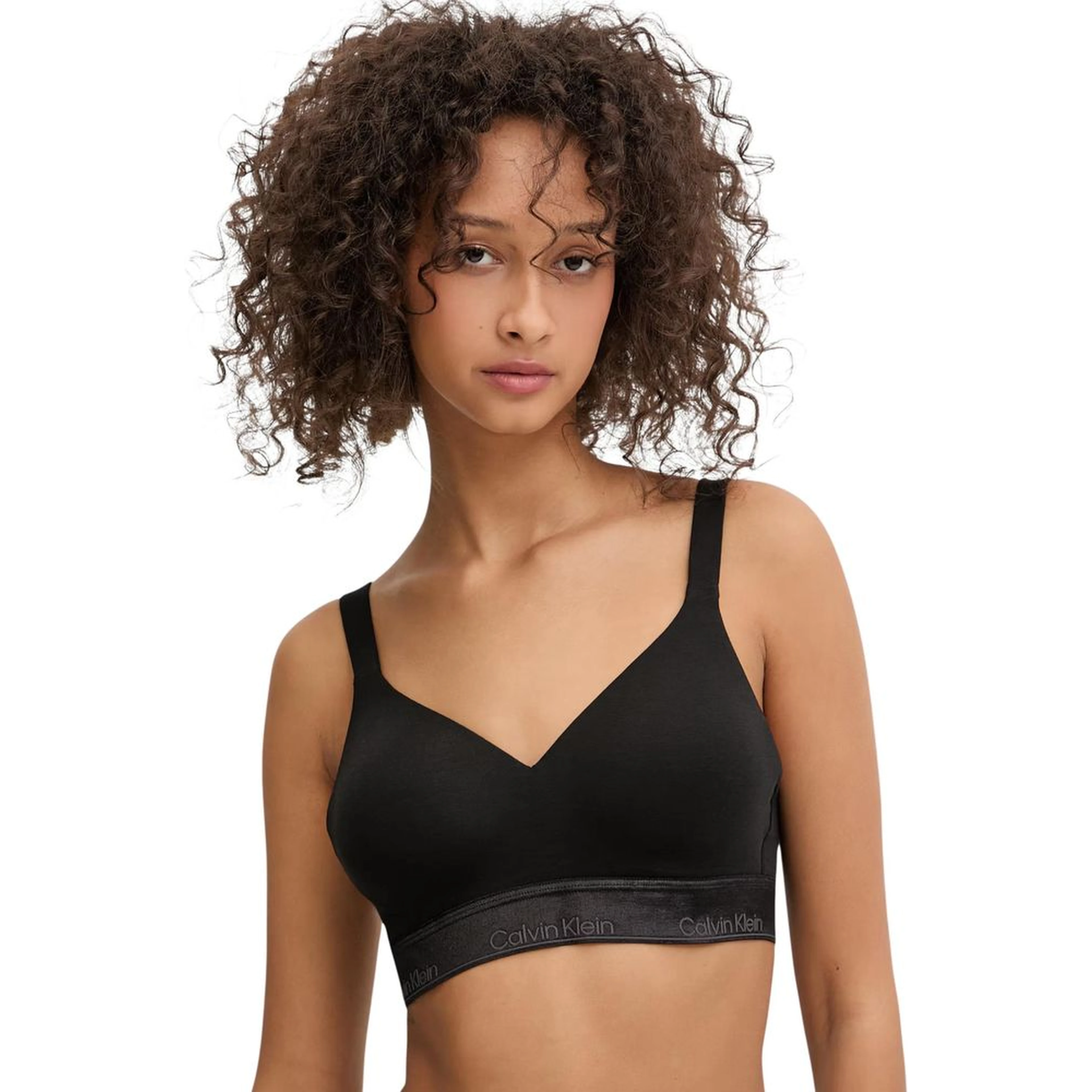 Black Cotton Bra