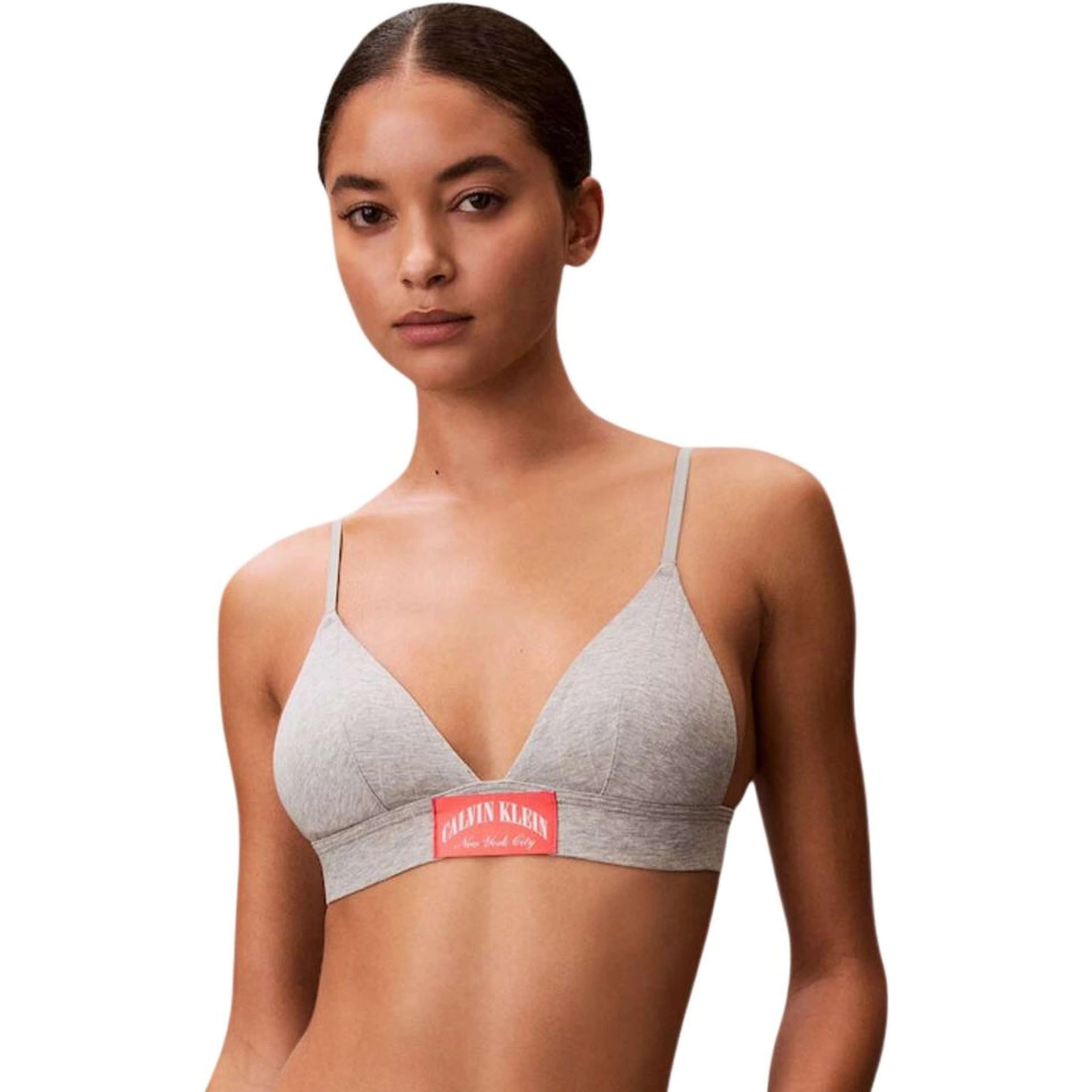 Gray Cotton Bra